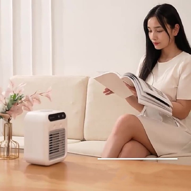 CoolMist™ Portable Personal Air Cooler – USB Mini Air Conditioner Fan with Water Cooling for Home, Office & Travel - Image 4
