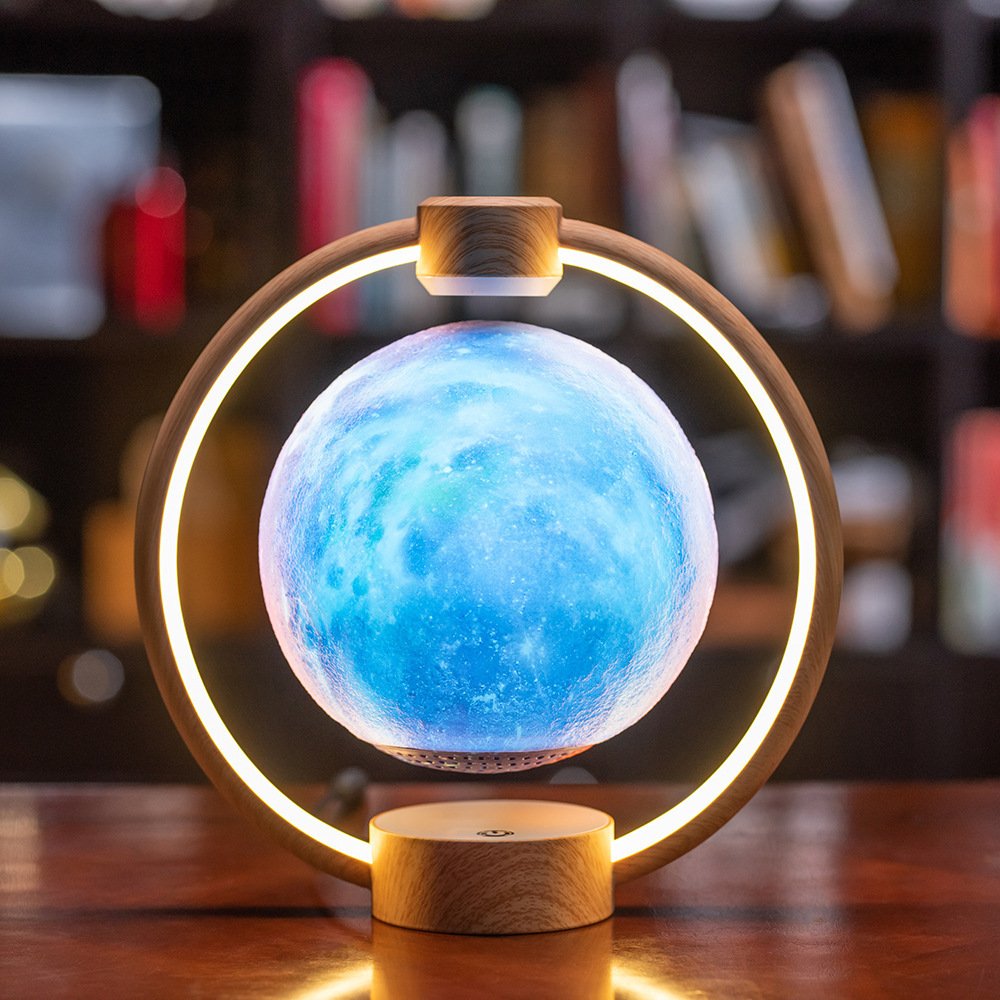 LunarFloat Symphony™ – Maglev Moon Bluetooth 3D Speaker Lamp