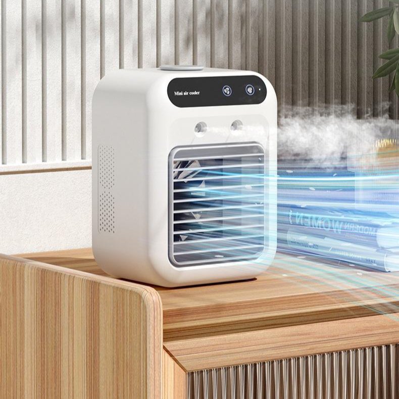 CoolMist™ Portable Personal Air Cooler – USB Mini Air Conditioner Fan with Water Cooling for Home, Office & Travel